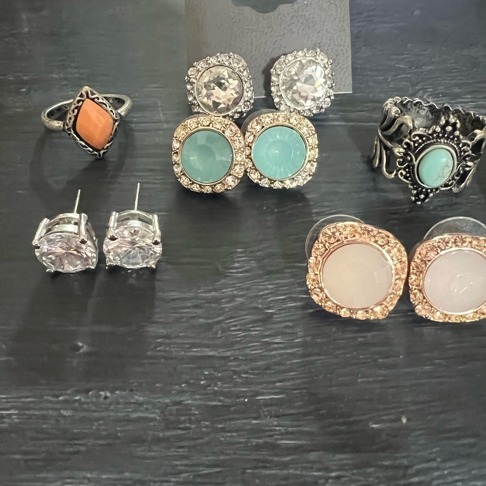 Express Jewelry Set - Silver and Turquoise - Picture 3 of 3